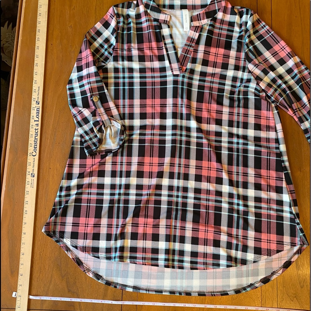 New Honeyme Large Gabby plaid